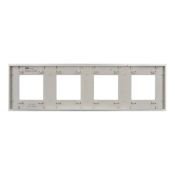 Рамка металлическая 4 поста IEK SKANDY SK-M42-M-K23 SK-F34S серебряный