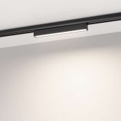 Магнитный трековый светильник  8W Белый дневной MAG-FLEX-FLAT-L235 80deg 48V черный 036301