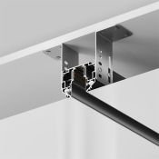 Шинопровод для монтажа Exility TRX034-SCH-423B в натяжной ПВХ потолок черный 3м