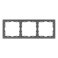Рамка пластик 3 поста Arlight FRM-NOBE-SFPL-3-GR 054222 серый