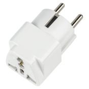 Европереходник 10А с заземлением UL-00010561 S-GES1-10S WHITE