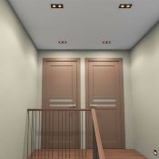 Встраиваемый светильник без лампы DENKIRS RODVIG DK3072-BBR 2xGU10/GU5.3 черный/бронзовый прямоугольный