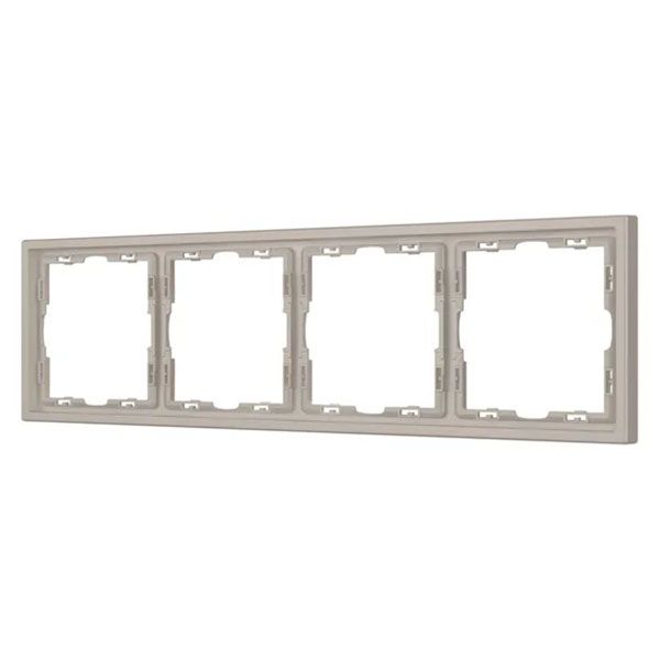 Рамка пластик 4 поста Arlight FRM-NOBE-SFPL-4-CA 059460 кашемир