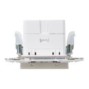 Розетка встраиваемая USB IEK SKANDY A+C 18Вт SK-U22-018-K37 SK-R13Sh шампань