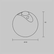 Трековый светильник 5W Белый теплый TR236-1-5W3K-B Луна / Luna Arity IP20 чёрный