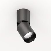 Накладной светильник   7W Белый теплый DISCO-SM 84х62 цилиндр поворотный черный TRIAC