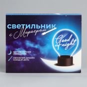 светильник-ночник Белый теплый с маркером &quot;Небо&quot; 18 х 13,5 см, USB