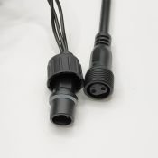 гирлянда БАХРОМА  10.5W Белый теплый Арена Света, черный провод каучук, с мерцанием 230V IP66