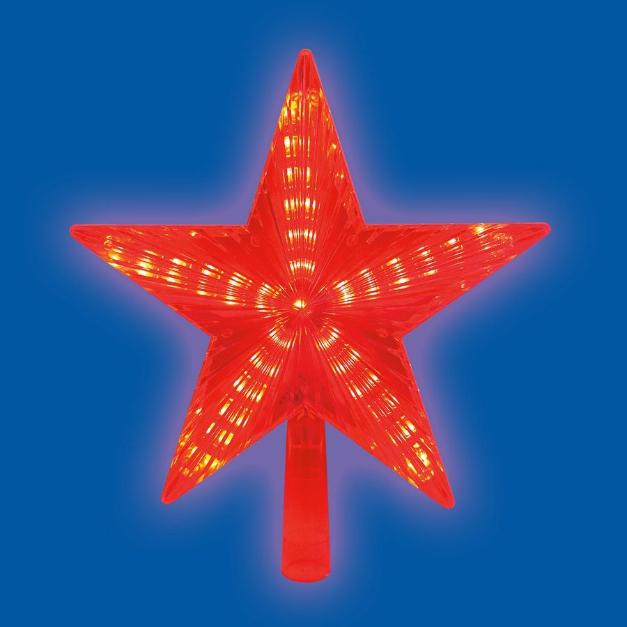 украшение на елку  3.6W ЗВЕЗДА Красный UL-00008704 ULD-H2121-031-STA RED STAR-3