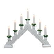 фигура с лампами накаливания НОВОГОДНЯЯ ГОРКА UL-00007389 UDL-L7301-007/SWA/WW WHITE BRIDGE