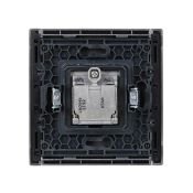 ТВ-розетка встраиваемая TV+SAT IEK FORTE&PIANO FP538 сталь FP-AF20-O-K46