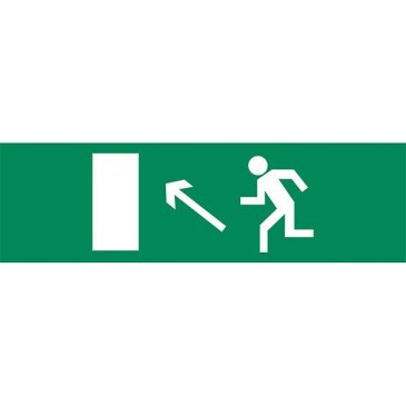 Пиктограмма "ВЫХОД ВЛЕВО-ВВЕРХ" UL-00013552 UFS-ULR-E51