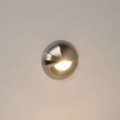 светильник  1.2W Белый теплый 024925 ART-DECK-LAMP-R40  12-24V круглый накладной серебристый