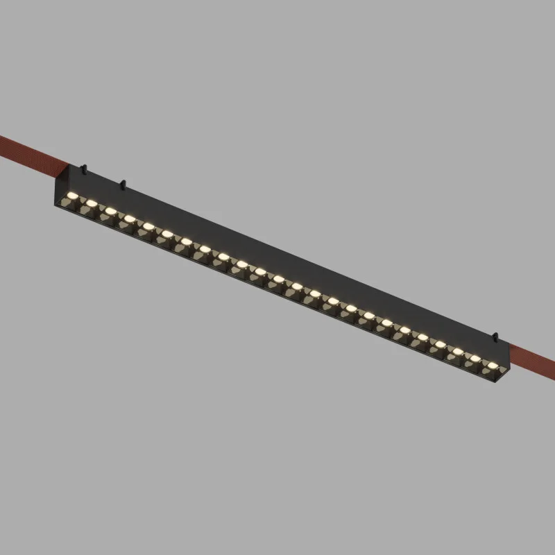 Трековый светильник  24W Белый теплый BELTY GRILL DK5573-BK IP20 на шинопровод черный