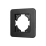 Рамка металлическая 1 пост Arlight AKIRY 049685 FRM-AKIRY-SFAL-1-BK черный