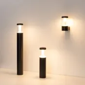 светильник 10W Белый теплый 046612 LGD-STEM-BOLL-H500 220V IP65 цилиндр стационарный черный