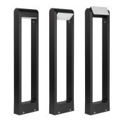светильник  6W Белый теплый 020345(1) LGD-Path-Frame-Rotary-H650B-6W 220V IP65 двухсторонний прямоугольный стационарный черный