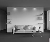 Трековый светильник  7W Белый-MIX Альфа/Alfa S Exility 50deg TR132-4-7W-DS-BS IP20 на магнитный шинопровод латунь