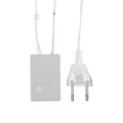 гирлянда БАХРОМА   7.5W Белый &quot;Снежинки&quot; 255-075 2,4х0,9м,