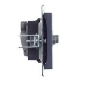 Розетка встраиваемая комбинированная IEK BRITE BR-AF20-O-K35 РТВ/РСп12-БрМ TV+SAT маренго