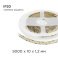 Светодиодная лента Белый 2835 24V 26W/m 240Led/метр 00-302 PRO 10мм IP20