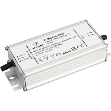 Блок питания (AC-DC) 12V  75W 025043 ARPV-UH12075-PFC герм IP67 металл