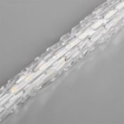 гирлянда фигурная «Сосульки рифленые» Желтый 12V прозрачная нить, 192 LED,2.5х0.3 м с эффектом стекания IP65
