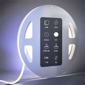 Светодиодная лента Белый дневной COB 24V  8W/m 320Led/метр 201072 Ultra 4000K