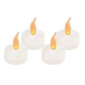 фигурка  светодиодная  Белый теплый Свеча-таблетка UL-00008592 ULD-F070 WARM WHITE TEACANDLE SET4 1Led, 1хCR2032, IP20