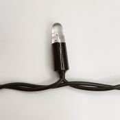 гирлянда БАХРОМА  10.5W Белый Арена Света, черный провод каучук, с мерцанием 230V IP66