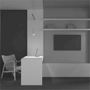 Трековый светильник подвесной 12W Белый теплый TR041-2-12W3K-W Фокус/Focus Led Exility белый