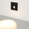 светильник  3W Белый теплый 031167  LT-GAP-S70x70  220V квадратный  встраиваемый  черный