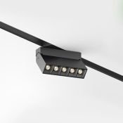 Трековый светильник 10W Белый теплый TR077-2-10W3K-B Точки / Points Rot Gravity 3000K чёрный