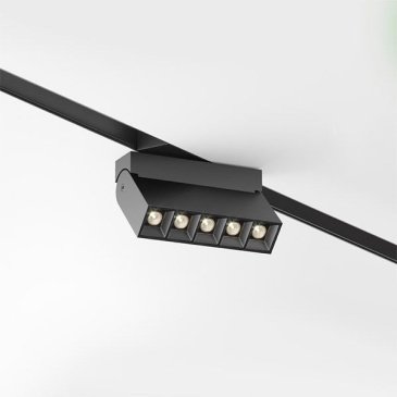 Трековый светильник 10W Белый теплый TR077-2-10W3K-B Точки / Points Rot Gravity 3000K чёрный