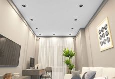 Встраиваемый светильник без лампы DENKIRS ROTO DK2120-BK GU10 черный круглый