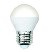 светодиодная лампа шар  G45 Белый дневной  9W UL-00008811  LED-G45-9W/4000K/E27/FR/SLS Volpe Optima