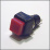 Кнопка M10 OFF-ON RWD-205 (PBS-21A, DS-450) 2A/250V 2c -чёрно-красная квадр.-