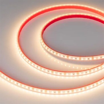 Светодиодная лента  Белый теплый 2835 12V  9.6W/m 120Led/метр герм (силиконовая экструзия) 022320(2) RTW-PS-A120 3000K LUX IP67