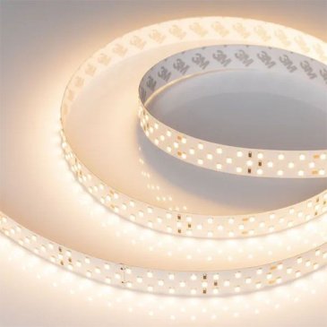 Светодиодная лента Белый теплый 2835 24V 27W/m 252Led/метр 025156(2)  RT-A252 3000К CRI98 LUX