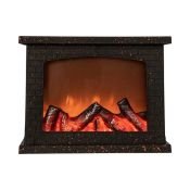 фигурка  светодиодная КАМИН UL-00011316 ULD-L2821-005-DNC-RED BLACK FIREPLACE