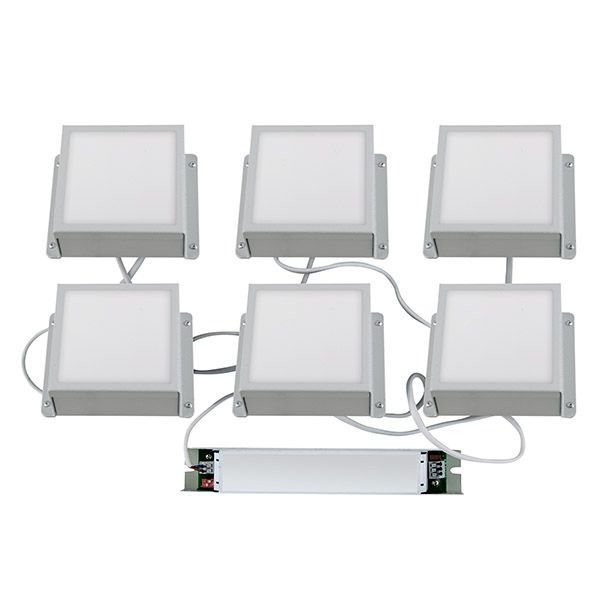 светильник  42W Белый дневной Грильято UL-00012835 ULP-1010-42W-4000K IP54 GRILYATO OPAL WHITE KIT06 квадратный белый (6шт)