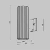 Накладной светильник 60W Рандо / Rando O419WL-02B E27х2 черный