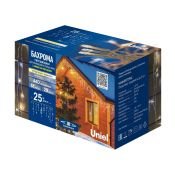 гирлянда БАХРОМА   7.2W Белый-Белый теплый UL-00010938 ULD-B25006-440-TTK WARMWHITE-WHITE IP44 с эффектом мерцания