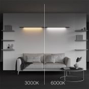 Светильник 24W Белый теплый/белый C100CL-L1000-24W3-6K-B Базис / Basis Axity IP20 чёрный