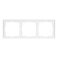 Рамка пластик 3 поста Arlight FRM-NOBE-SFPL-3-WH 054219 белый