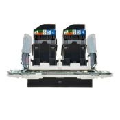 Розетка встраиваемая компьютерная двойная IEK SKANDY SK-K20-1-K02 SK-K03Bl RJ45 кат.5E черный