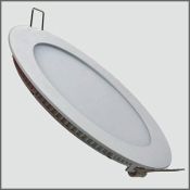 Встраиваемый светильник-панель  13W Белый дневной  TRP13-01-C-02 220V IP40 круглый серебристый Уценка!!!