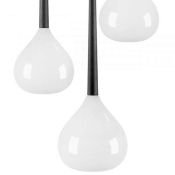 Люстра подвесная Lightstar без лампы 808230 FORMA 3х40W E14 черный/белый