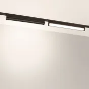 Трековый светильник  12W Белый дневной 044442 MAG-VIBE-FLAT-TURN-L305 110deg на магнитный шинопровод черный