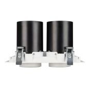 Встраиваемый светильник  20W Белый теплый 031362 LTD-PULL-S110x210-2x10W 3000K 24deg  220V IP20 двойной поворотно-выдвижной  цилиндр белый